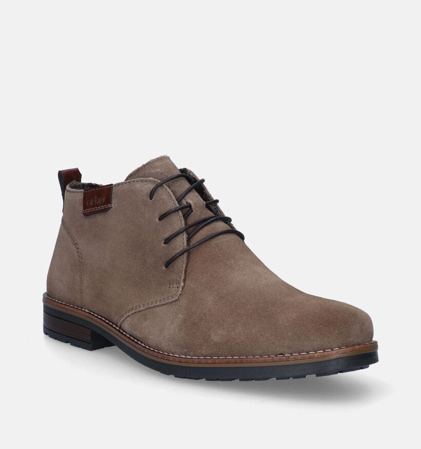 Rieker Taupe Hoge schoenen voor heren (344391)