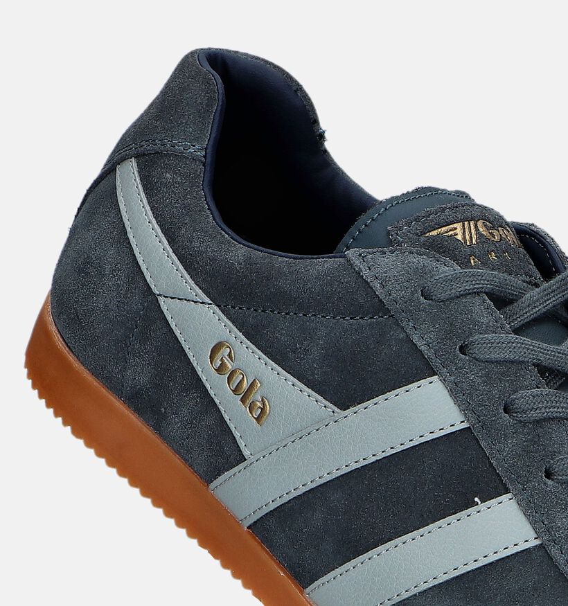 Gola Harrier CMA192 Blauwe Sneakers voor heren (345145) - geschikt voor steunzolen