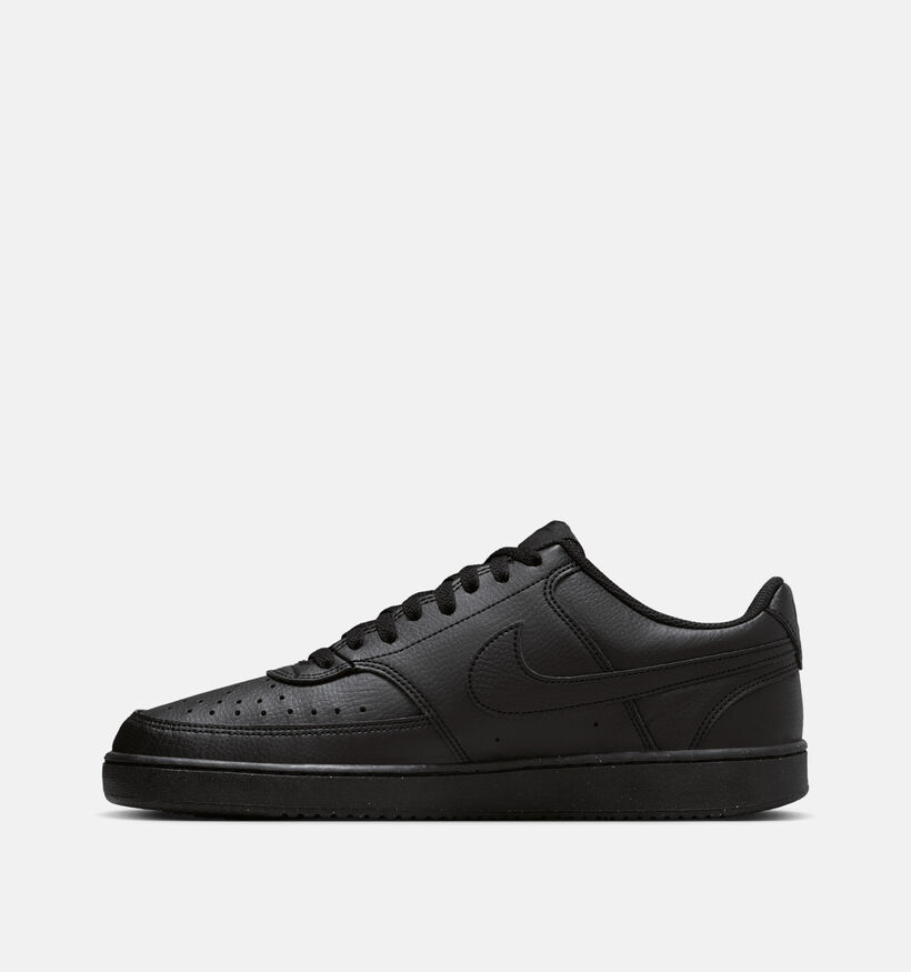 Nike Court Vision Low Next Nature Baskets en Noir pour hommes (343756)