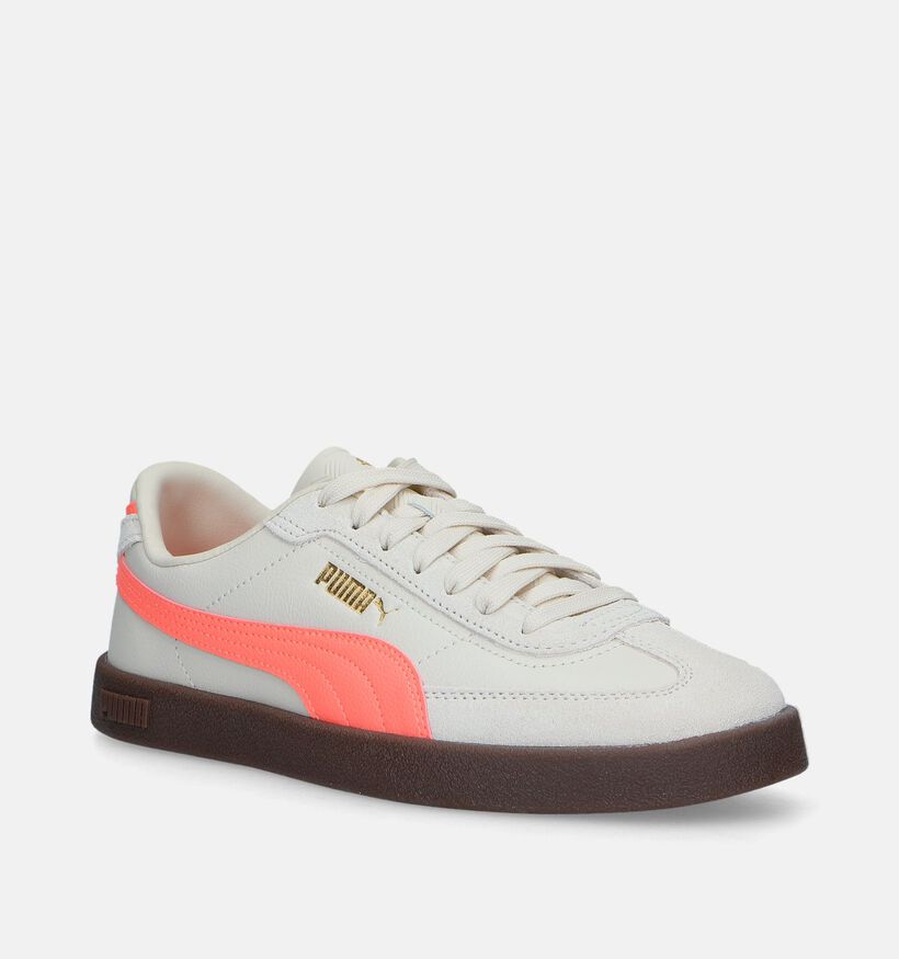 Puma Club II Era Ecru Sneakers voor dames (343321) - geschikt voor steunzolen