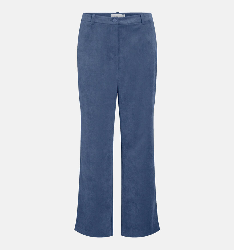 Vila Courdie Pantalon en corduroy en Bleu pour femmes (345028)