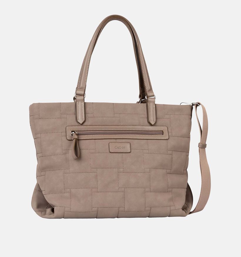 Gabor Wilka Taupe Shopper tas met rits voor dames (347805)