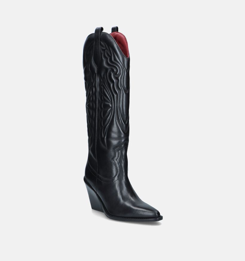 Bronx New Cole Zwarte Cowboy laarzen voor dames (357313)