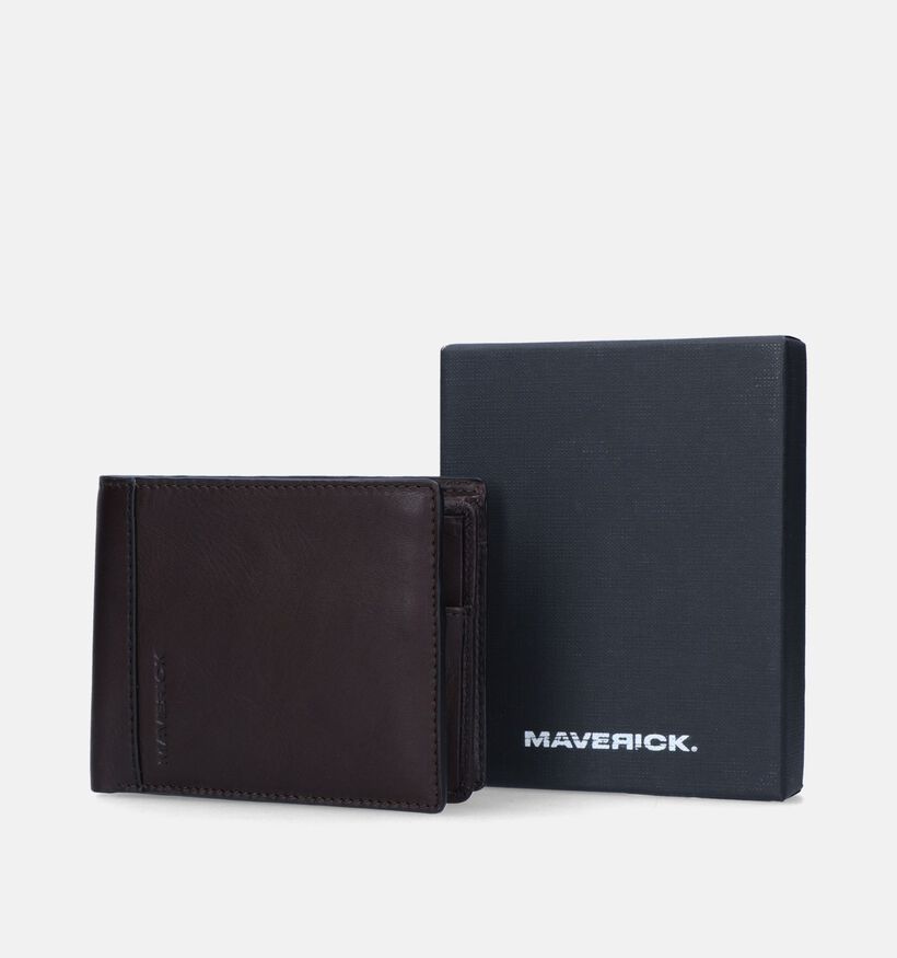 Maverick Portefeuille en Marron pour hommes (349917)