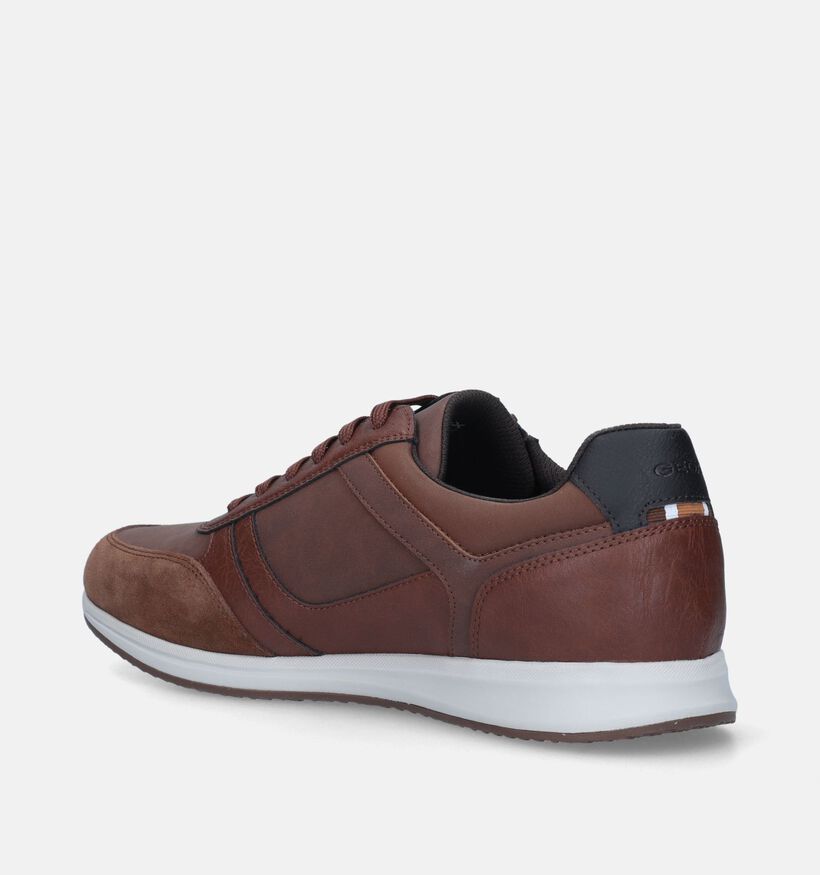 Geox Avery Chaussures à lacets en Cognac pour hommes (344333) - pour semelles orthopédiques