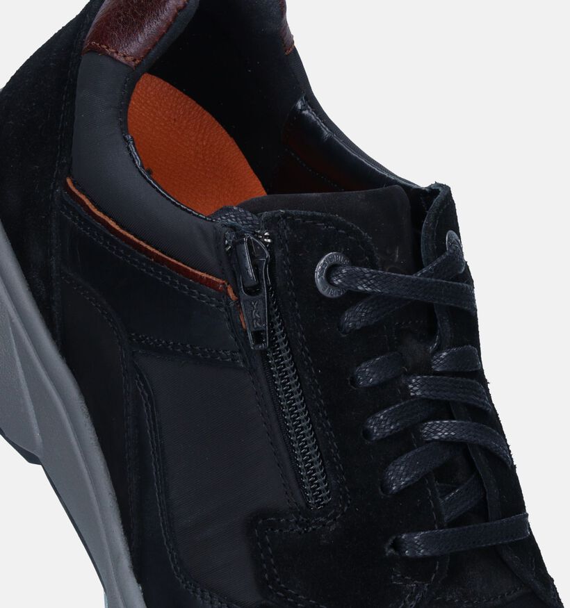 Xsensible Zurich Chaussures à lacets en Noir pour hommes (348058) - pour semelles orthopédiques