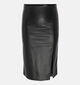 ONLY Carmakoma Newoline Zwarte Faux Leather Rok voor dames (344197)