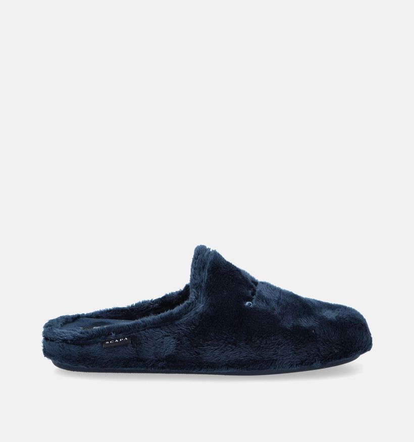 Scapa Pantoufles ouvertes en Bleu foncé pour femmes (347399)