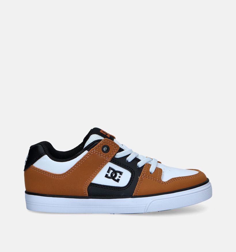 DC Shoes Pure Elastic Baskets en Cognac pour garçons (343803)