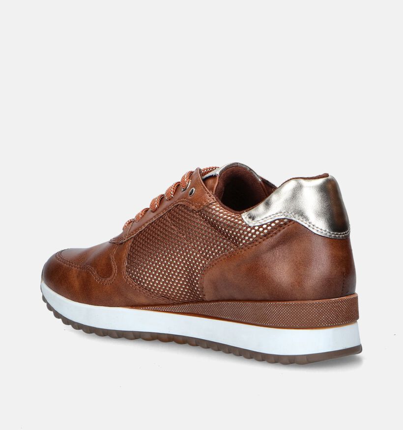 Marco Tozzi Baskets casual en Cognac pour femmes (345035) - pour semelles orthopédiques