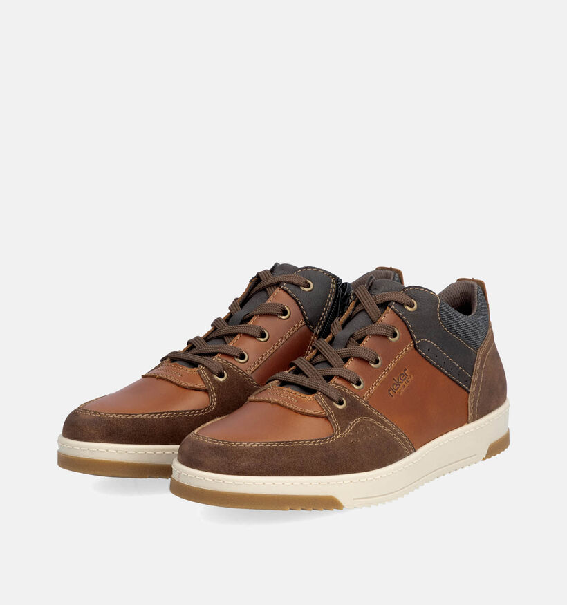 Rieker Cognac Veterschoenen voor heren (344386)