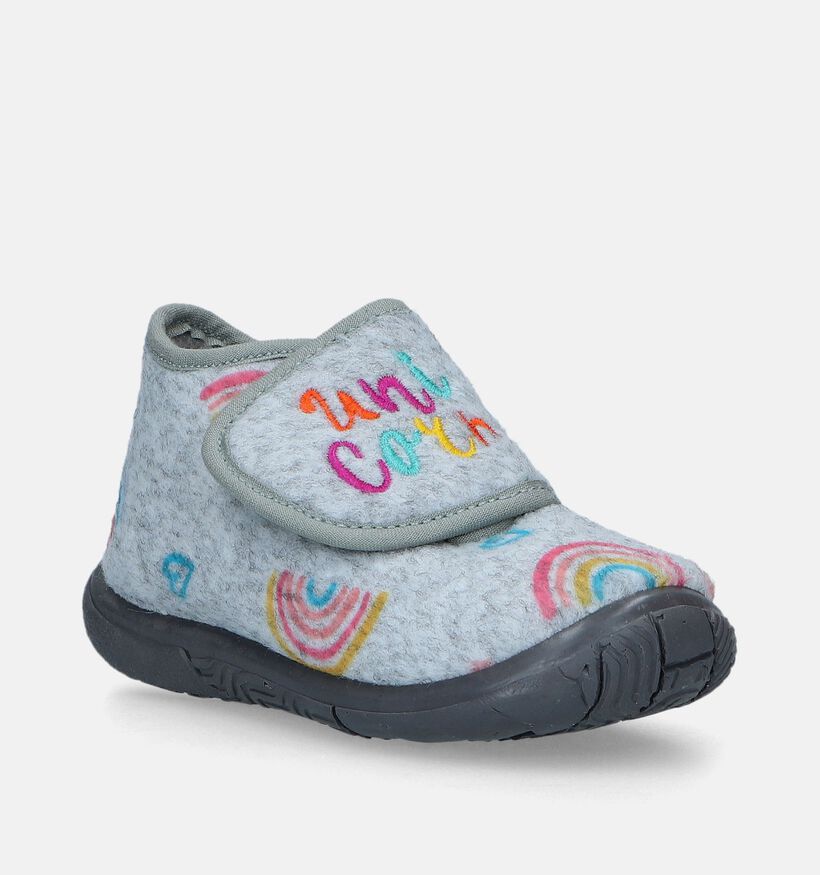 Milo & Mila Pantoufles pour bébé en Gris pour filles (348677)