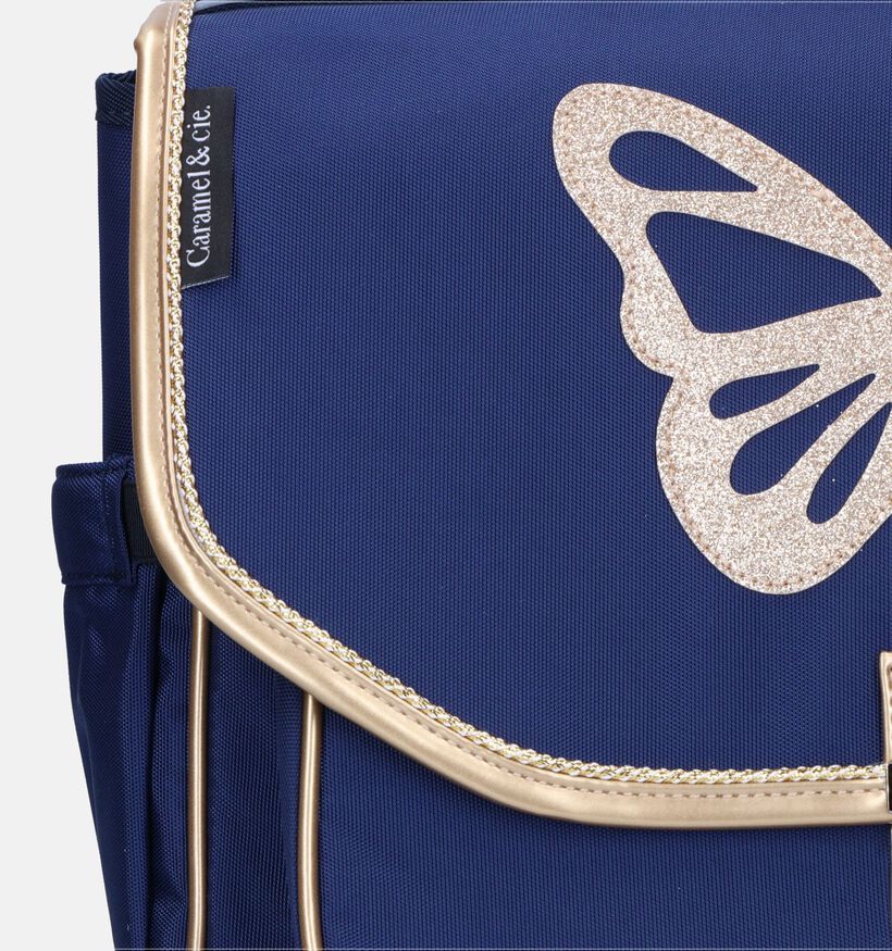 Caramel & cie. Papillon Cartable en Bleu pour filles (341793)