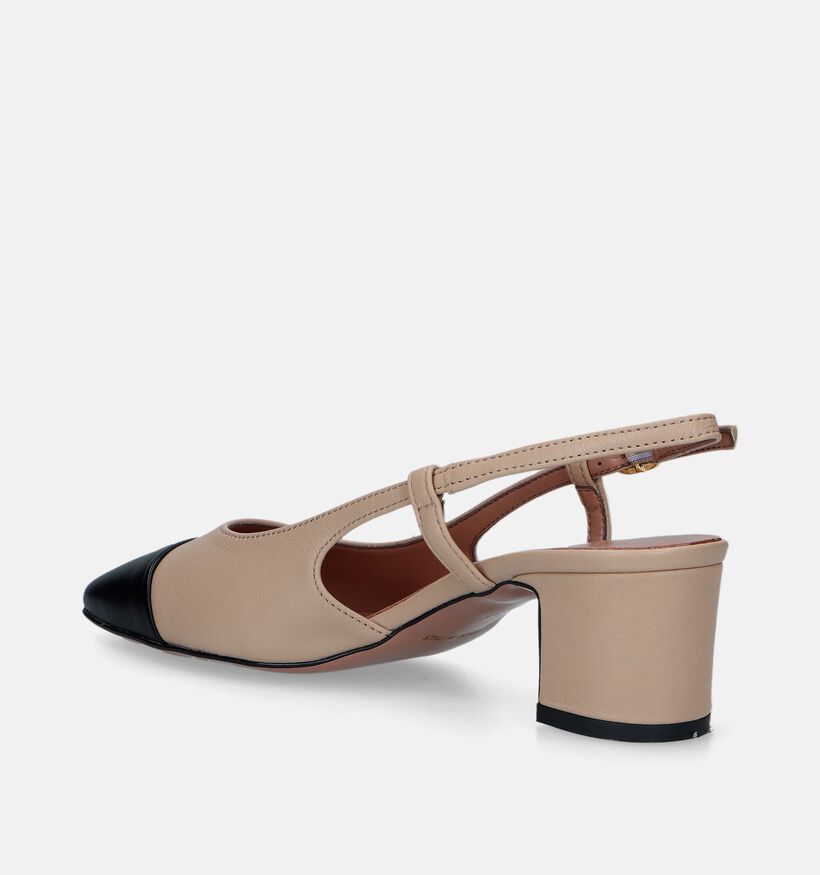 Les Autres Escarpins slingback en Beige pour femmes (341199)