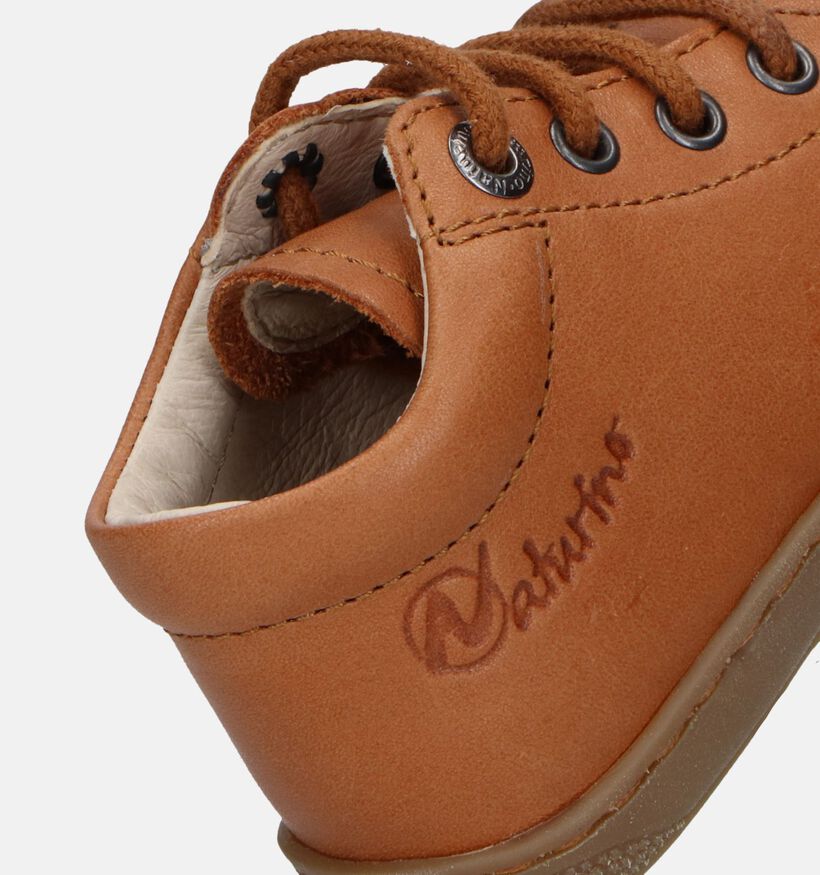 Naturino Cocoon Chaussures pour bébé en Cognac pour filles, garçons (347601) - pour semelles orthopédiques