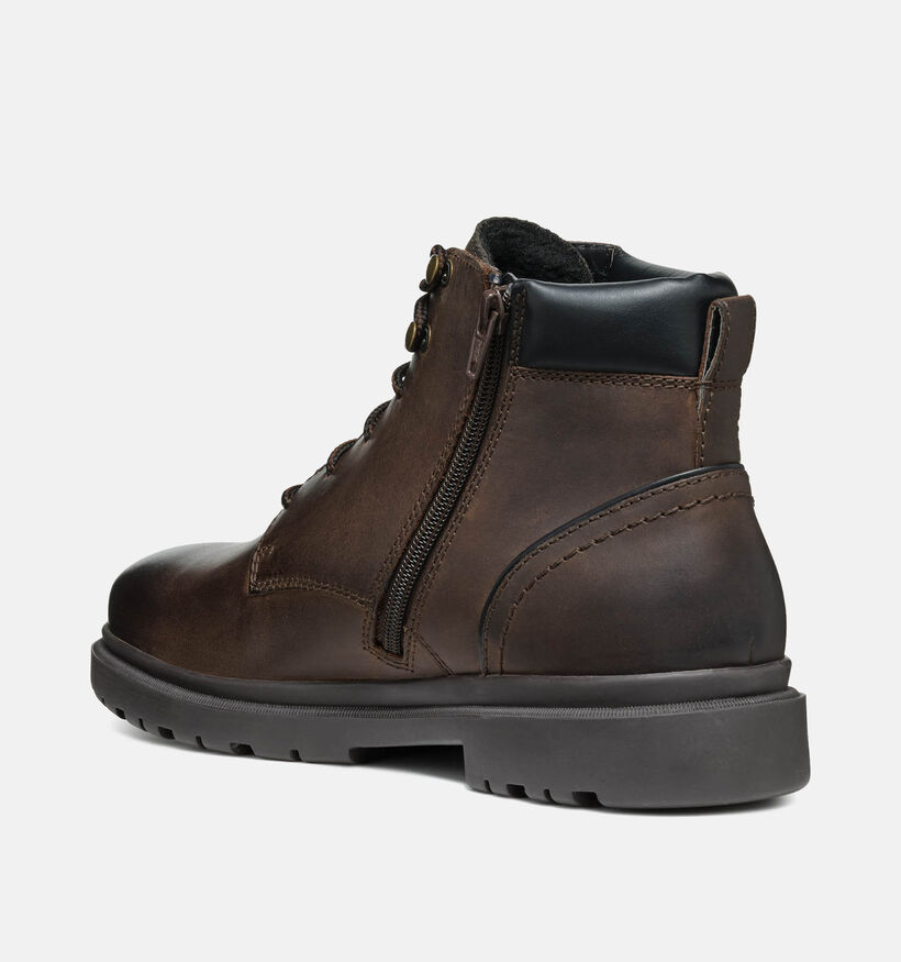 Geox Andalo Bottines en Marron pour hommes (344331) - pour semelles orthopédiques