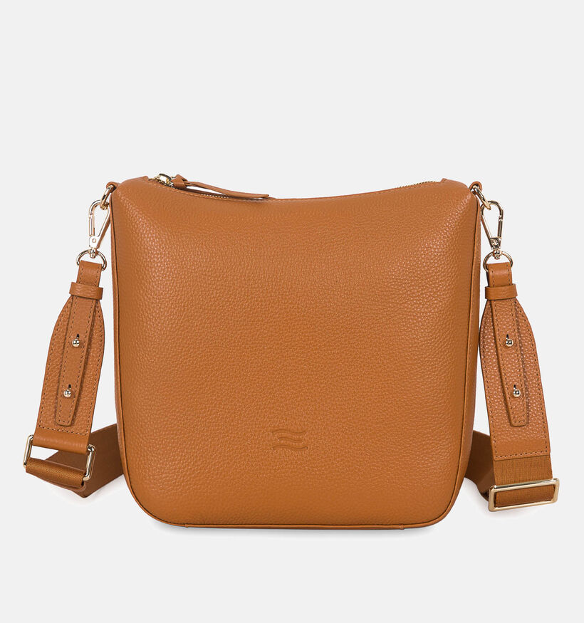 Crinkles Bruine Crossbody Tas voor dames (342310)