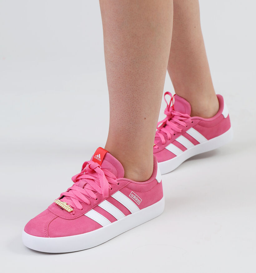 adidas VL Court 3.0 Roze Sneakers voor dames (337138)