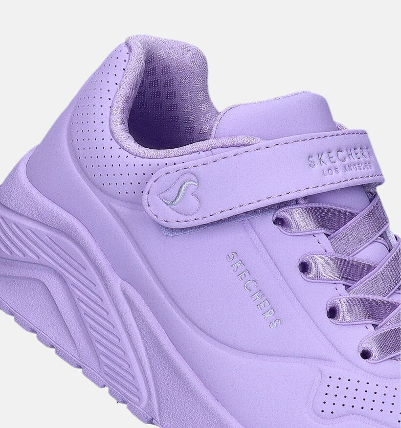 Skechers Uno Lite Lila Sneakers voor meisjes (345260)