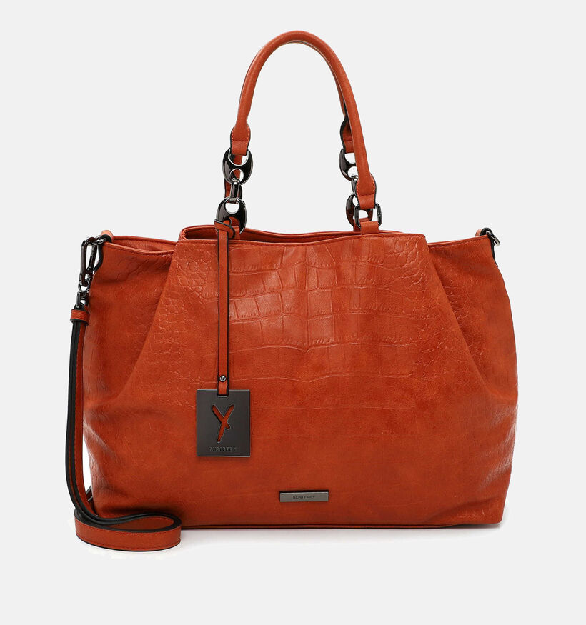 Suri Frey Hadley Oranje Shopper met rits voor dames (347901)