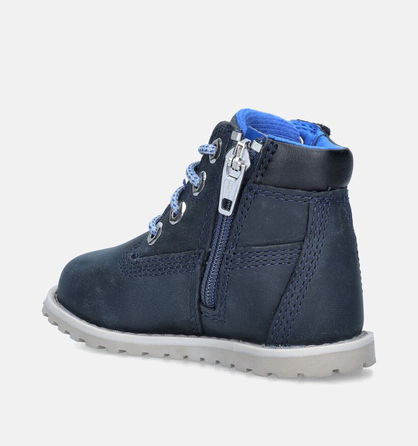 Timberland Pokey Pine HL Bottines en Bleu pour filles, garçons (345275)