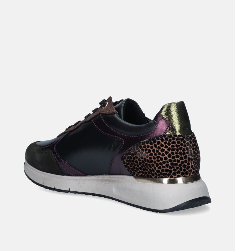 Gabor OptiFit Zwarte Sneakers voor dames (344815) - geschikt voor steunzolen