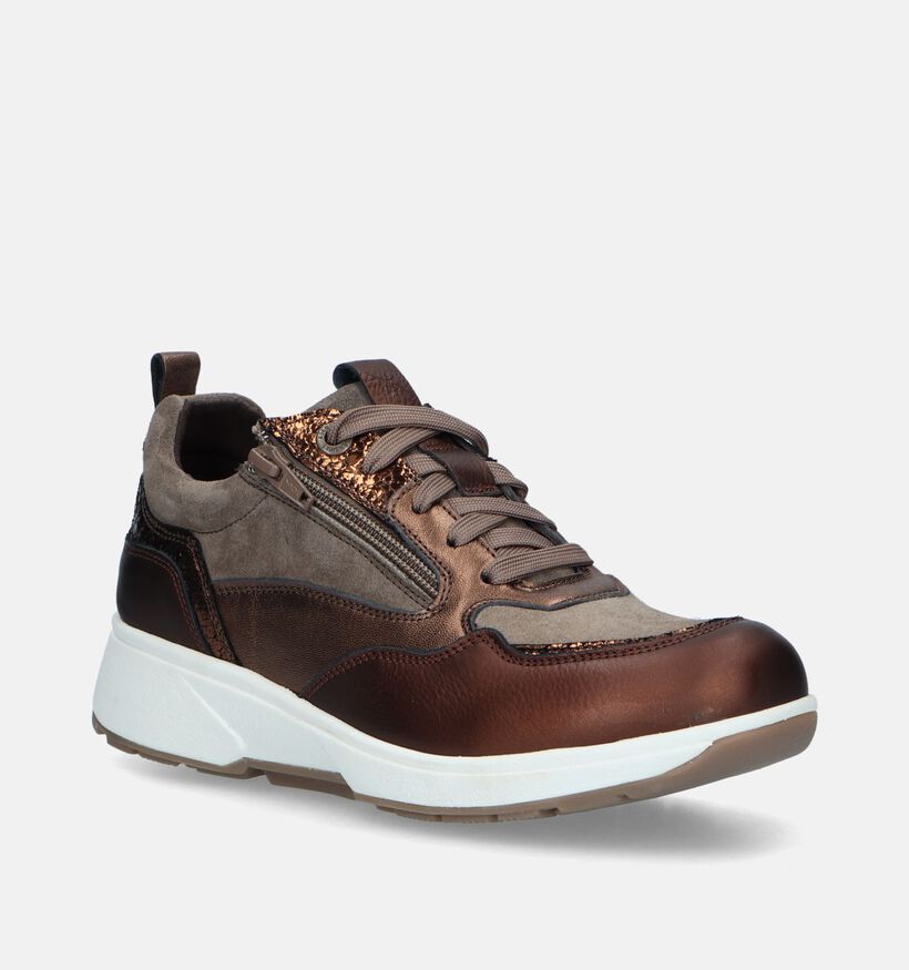 Xsensible Grenoble Bronzen Sneakers pour femmes (348457) - pour semelles orthopédiques