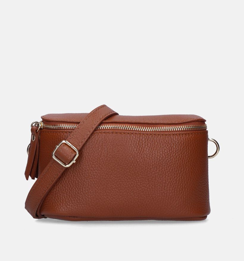 Via Limone Bruine Crossbody tas voor dames (350528)