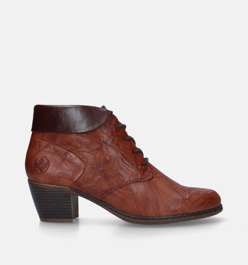 Rieker Cognac Veterlaarsjes voor dames (344405)