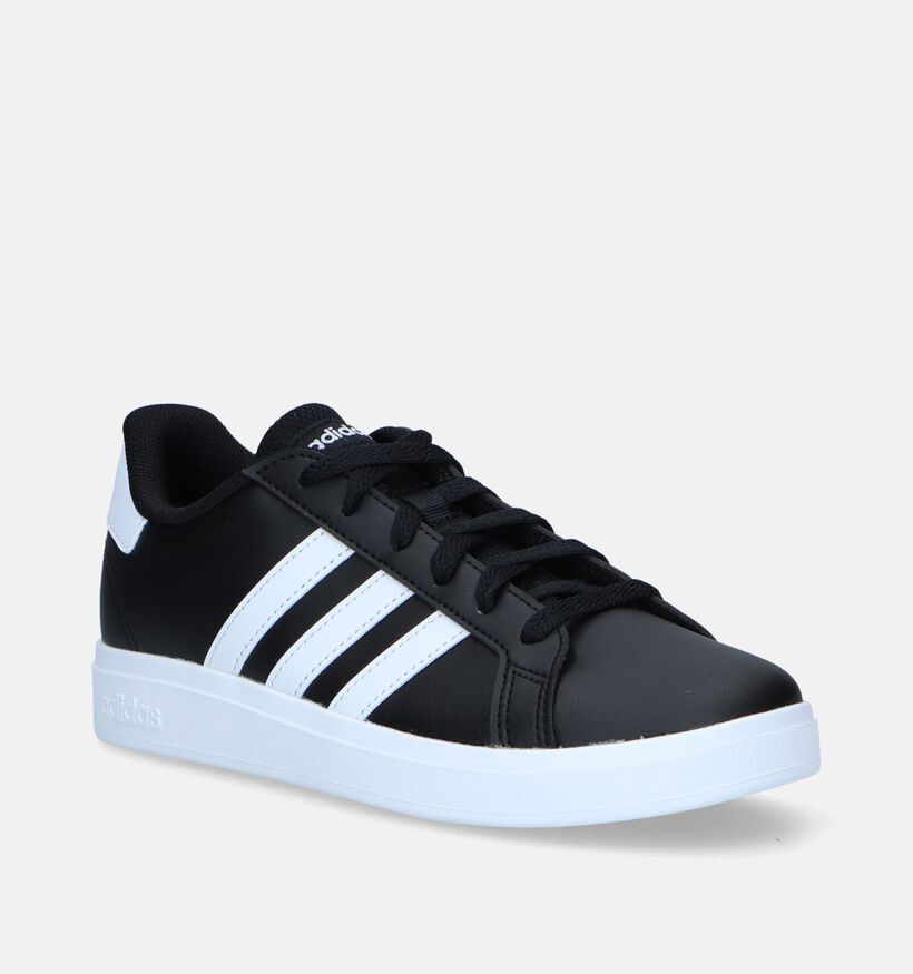 adidas Grand Court 2.0 K Baskets en Noir pour filles, garçons (343194)