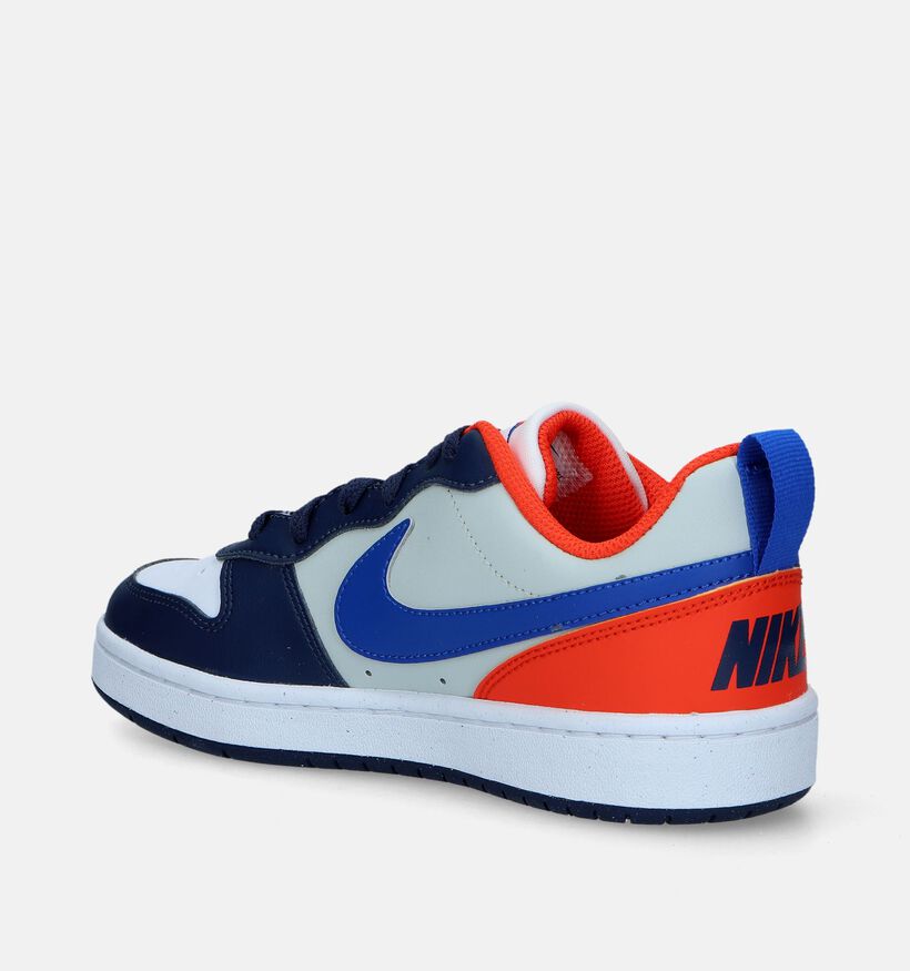 Nike Court Borough Low 2 Blauwe Sneakers voor jongens, meisjes (344714)