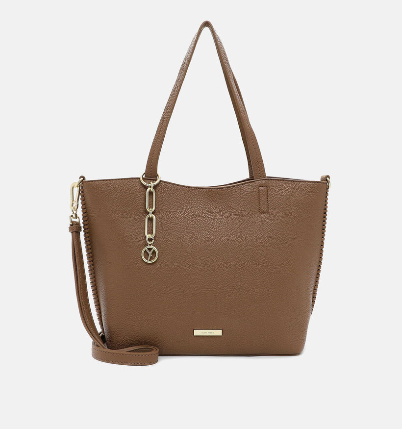 Suri Frey Daggy Taupe Shopper met rits voor dames (347921)