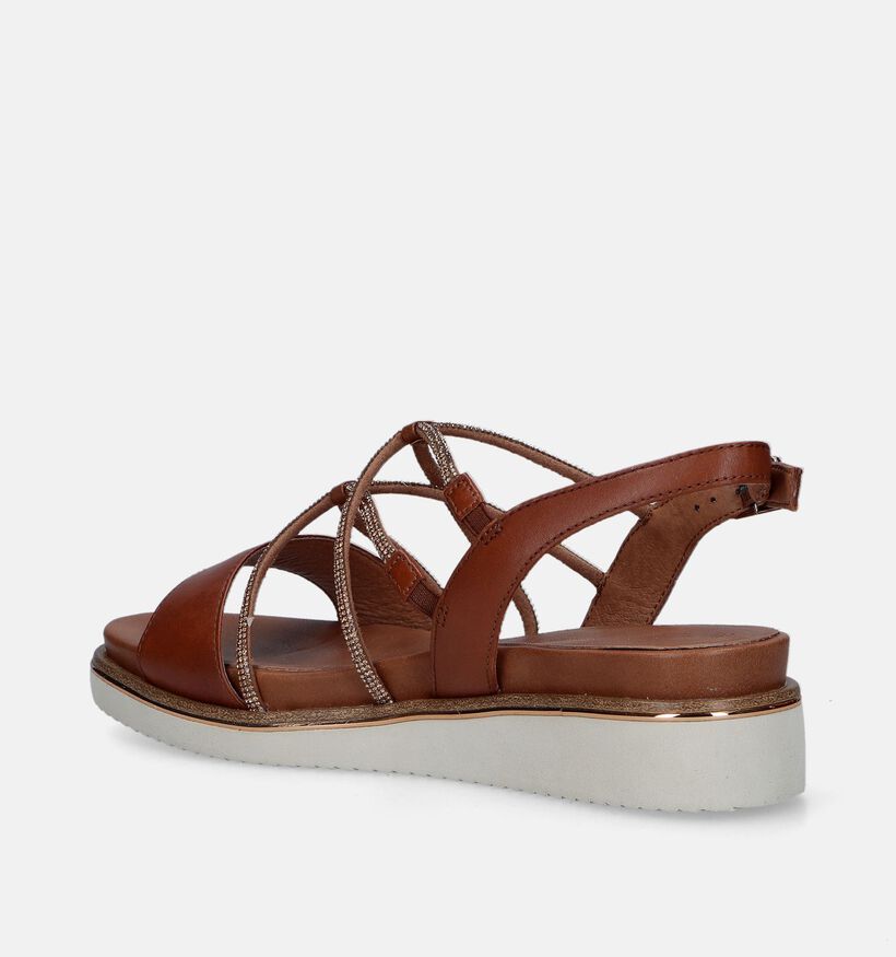 Tamaris Cognac Sandalen Met Sleehak voor dames (338301)