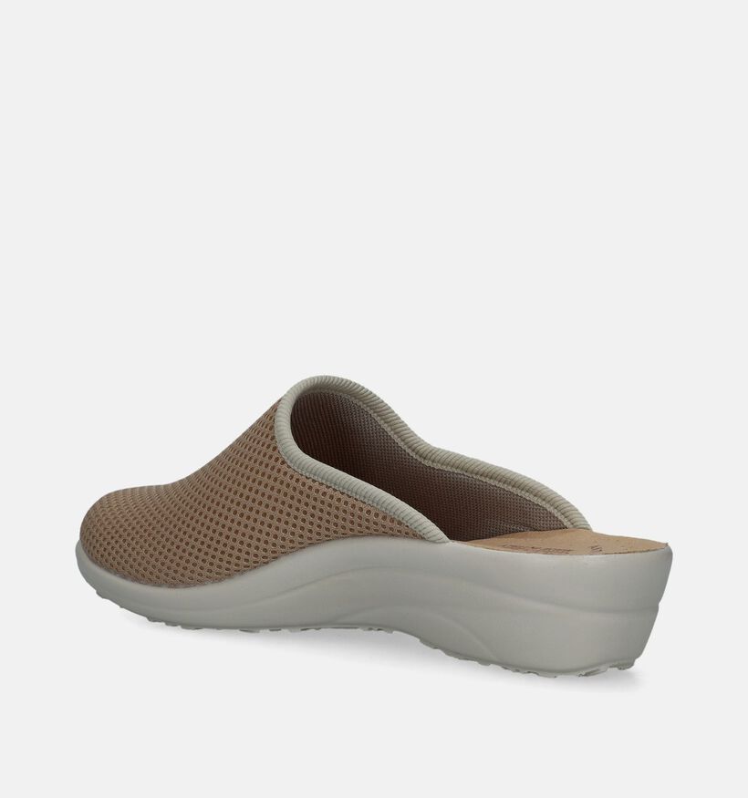 Fly Flot Pantoufles ouvertes en Beige pour femmes (296442)