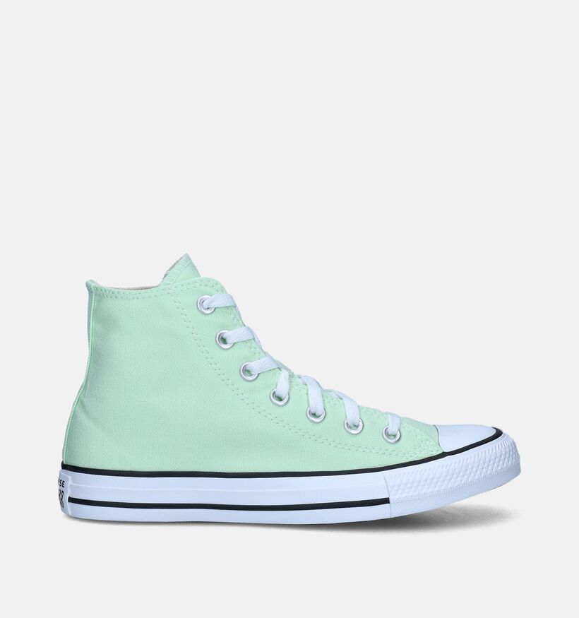 Converse CT All Star HI Baskets en Vert pour femmes (344002)