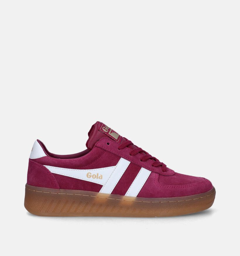 Gola Grandslam Suede CLA58 Baskets en Rouge pour femmes (345097) - pour semelles orthopédiques