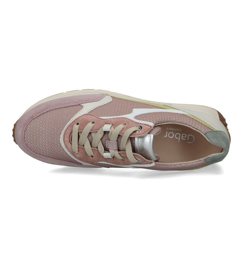 Gabor OptiFit Roze Sneakers voor dames (319480) - geschikt voor steunzolen