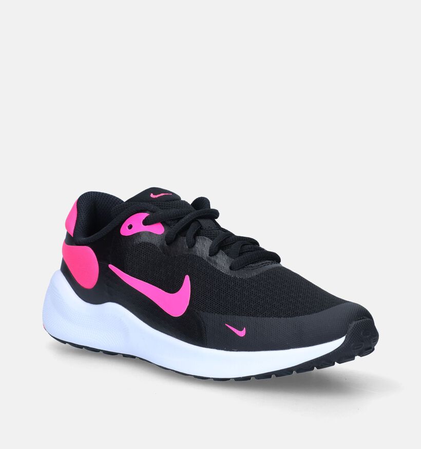 Nike Revolution 7 Zwarte Sneakers voor meisjes (344723)