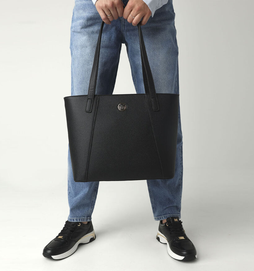 Mexx Naderi Zwarte Shopper tas met rits voor dames (348294)