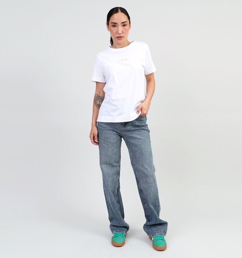 comma casual identity Wit Basic t-shirt voor dames (345669)