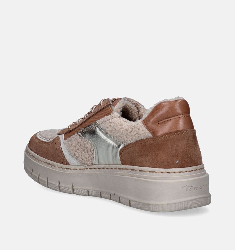 Tamaris Camel Platform sneakers voor dames (346590) - geschikt voor steunzolen