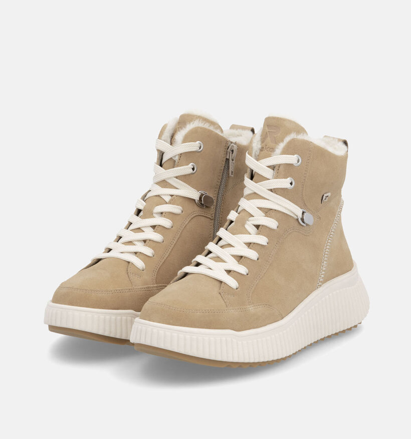 Rieker R-Evolution Beige Hoge sneakers voor dames (344411)