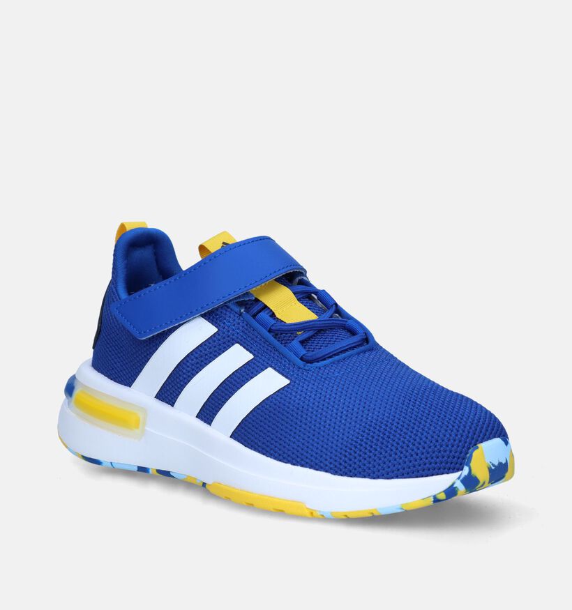 adidas Racer TR23 EL K Baskets en Bleu pour filles, garçons (343245)