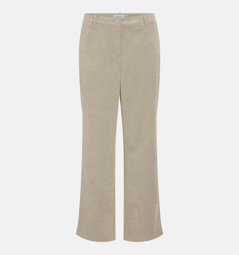 Vila Courdie Beige Corduroy broek voor dames (345031)