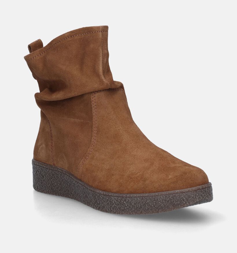 Solemade Marina 17 Cognac Enkellaarzen voor dames (346781) - geschikt voor steunzolen