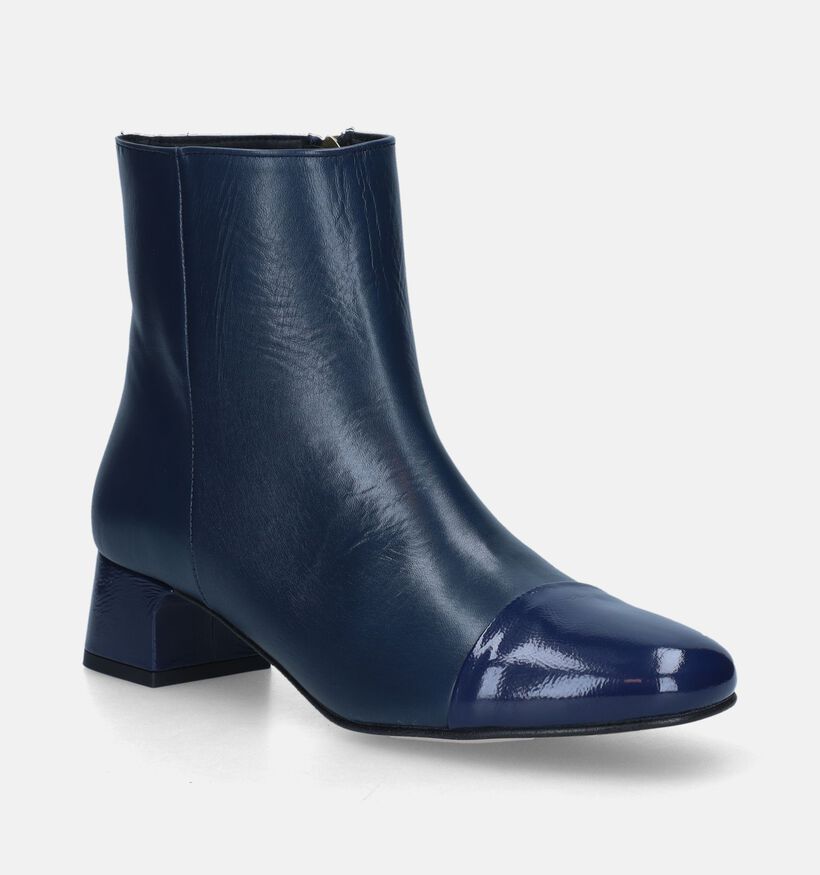 KMB Bottines à talons en Bleu foncé pour femmes (349214)