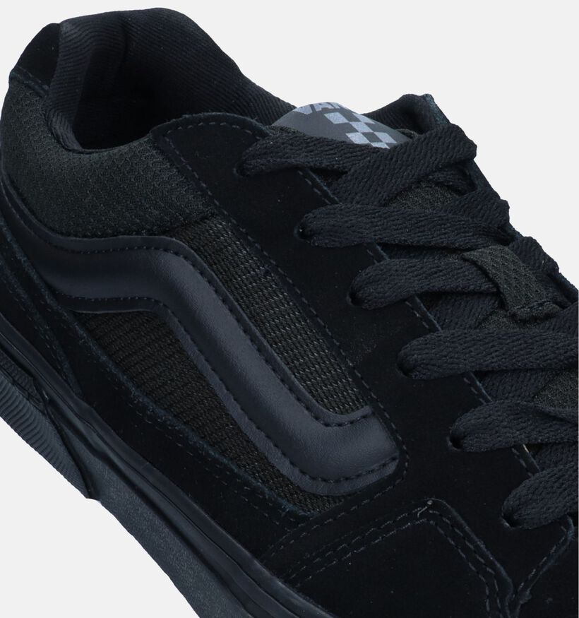 Vans Caldrone Suede Baskets de skate en Noir pour hommes (343778)