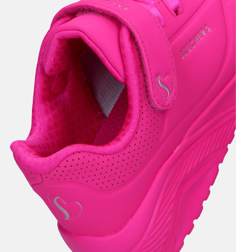 Skechers Uno Lite Baskets en Rose pour filles (346829)