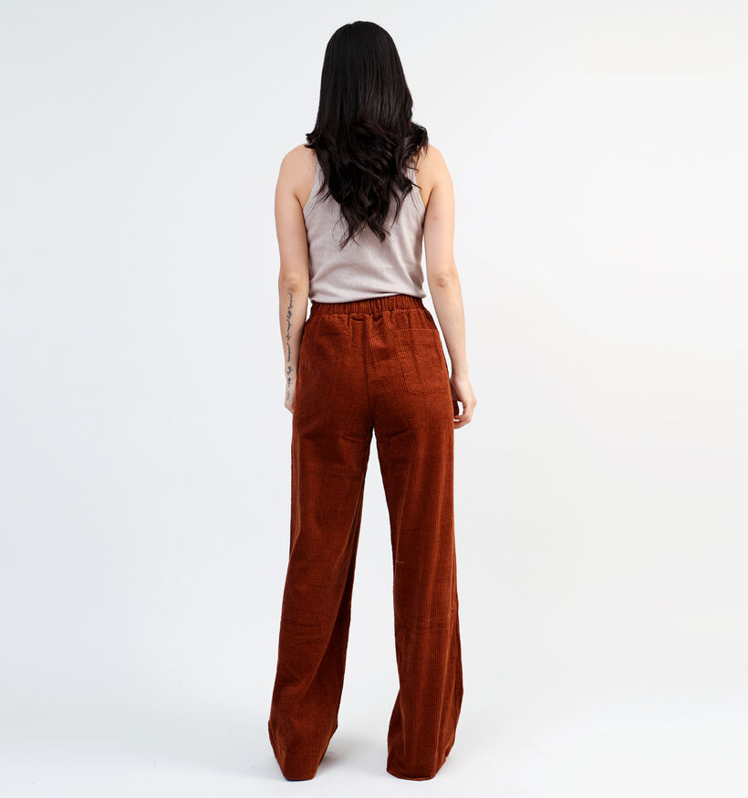 Mexx Pantalon habillé en Terre cuite pour femmes (348260)