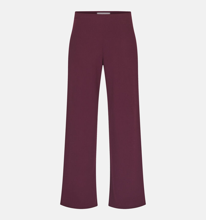 SISTERS POINT Glut Pantalon large en Bordeaux pour femmes (355148)